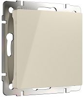 Заглушка без рамки Werkel слоновая кость глянцевый картинка